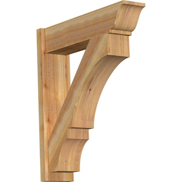 Ekena Millwork Balboa Rough Sawn Traditional Outlooker, Western Red Cedar, 8"W x 32"D x 36"H OUT08X32X36BOA01RWR - main